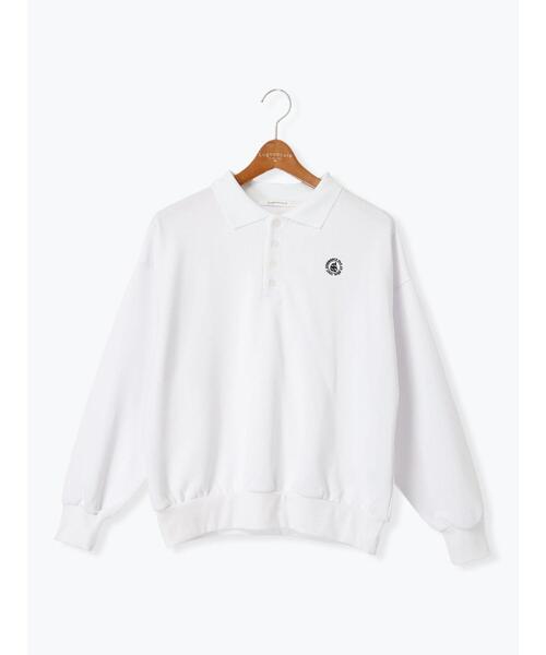 Lugnoncure(ルノンキュール)の「ポロ裏毛プルオーバー《2025spring catalog item》(Tシャツ/カットソー・レディース・イエロー/ネイビー/ホワイト・F)」の16枚目の写真