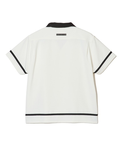 CRIMIE(クライミー)の「LINE OPEN COLLAR SHORT SLEEVE SHIRT(シャツ/ブラウス・メンズ・ピンク/ホワイト/ブラック・XXL/XL/L/M/S)」の5枚目の写真