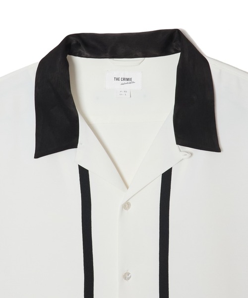 CRIMIE(クライミー)の「LINE OPEN COLLAR SHORT SLEEVE SHIRT(シャツ/ブラウス・メンズ・ピンク/ホワイト/ブラック・XXL/XL/L/M/S)」の6枚目の写真