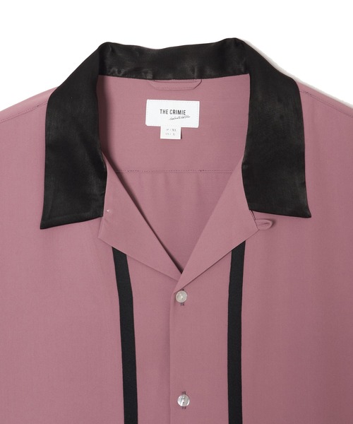 CRIMIE(クライミー)の「LINE OPEN COLLAR SHORT SLEEVE SHIRT(シャツ/ブラウス・メンズ・ピンク/ホワイト/ブラック・XXL/XL/L/M/S)」の16枚目の写真