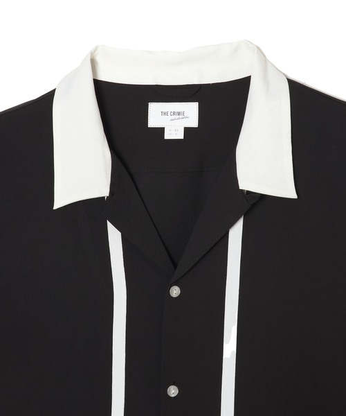 CRIMIE(クライミー)の「LINE OPEN COLLAR SHORT SLEEVE SHIRT(シャツ/ブラウス・メンズ・ピンク/ホワイト/ブラック・XXL/XL/L/M/S)」の11枚目の写真