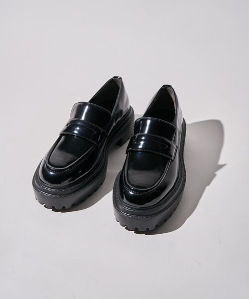 AMERICAN HOLIC(アメリカンホリック)の「厚底ローファー(ローファー・レディース・ブラウン/シルバー/ブラック・M/L/S)」の4枚目の写真