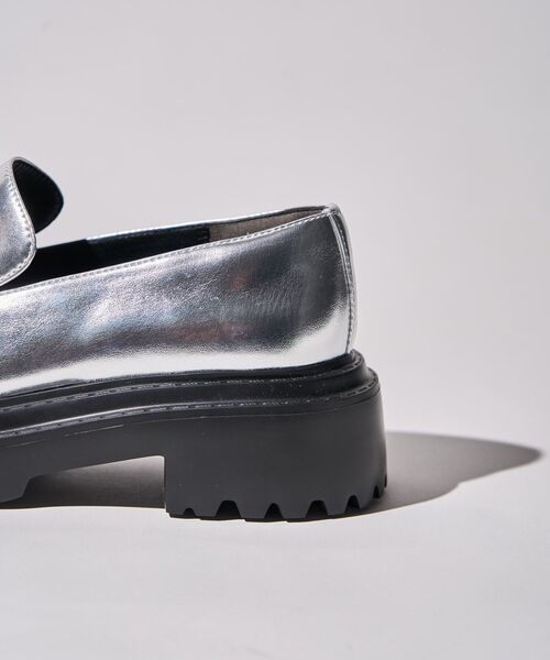 AMERICAN HOLIC(アメリカンホリック)の「厚底ローファー(ローファー・レディース・ブラウン/シルバー/ブラック・M/L/S)」の7枚目の写真