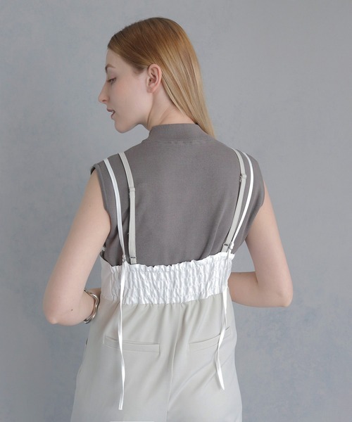 &g'aime】ビスチェデザインオールインワン Bustier design all