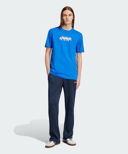 adidas（アディダス）の「adidas/アディダス TS ROLLER プリント半袖Tシャツ ワンポイント メンズ 秋物 秋服 2026年秋冬（Tシャツ/カットソー・メンズ・ホワイト/ブルー/グリーン・S/M/L/XL）」の11枚目の写真
