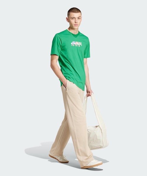 adidas（アディダス）の「adidas/アディダス TS ROLLER プリント半袖Tシャツ ワンポイント メンズ 秋物 秋服 2026年秋冬（Tシャツ/カットソー・メンズ・ホワイト/ブルー/グリーン・S/M/L/XL）」の8枚目の写真