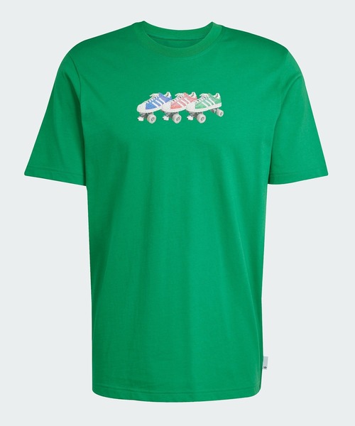 adidas（アディダス）の「adidas/アディダス TS ROLLER プリント半袖Tシャツ ワンポイント メンズ 秋物 秋服 2026年秋冬（Tシャツ/カットソー・メンズ・ホワイト/ブルー/グリーン・S/M/L/XL）」の16枚目の写真