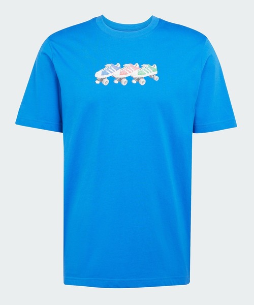 adidas（アディダス）の「adidas/アディダス TS ROLLER プリント半袖Tシャツ ワンポイント メンズ 秋物 秋服 2026年秋冬（Tシャツ/カットソー・メンズ・ホワイト/ブルー/グリーン・S/M/L/XL）」の17枚目の写真