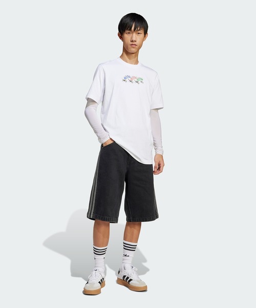 adidas（アディダス）の「adidas/アディダス TS ROLLER プリント半袖Tシャツ ワンポイント メンズ 秋物 秋服 2026年秋冬（Tシャツ/カットソー・メンズ・ホワイト/ブルー/グリーン・S/M/L/XL）」の12枚目の写真