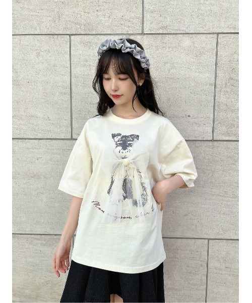 F i.n.t(フィント)の「ホイップギャザーサテンカチューシャ/fint フィント(カチューシャ・レディース・アイボリー/ブルーグレー・FREE)」の9枚目の写真