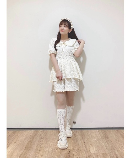 F i.n.t(フィント)の「ホイップギャザーサテンカチューシャ/fint フィント(カチューシャ・レディース・アイボリー/ブルーグレー・FREE)」の11枚目の写真