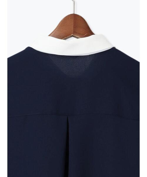 Te chichi（テチチ）の「スカラップレースシャツブラウス（シャツ/ブラウス・レディース・グレー/オフホワイト/ネイビー・F）」の17枚目の写真