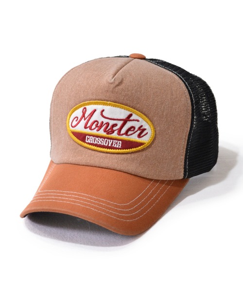 QUARTER GALLERY モンスターワッペンメッシュキャップ（キャップ