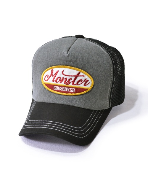 QUARTER GALLERY モンスターワッペンメッシュキャップ（キャップ