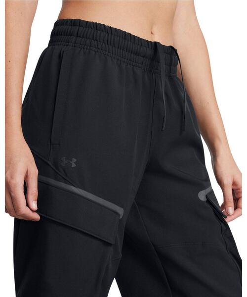 UNDER ARMOUR（アンダーアーマー）の「UAアンストッパブル カーゴパンツ（ライフスタイル/レディース）（その他パンツ・レディース・ブラック・L/S/M/XL）」の4枚目の写真