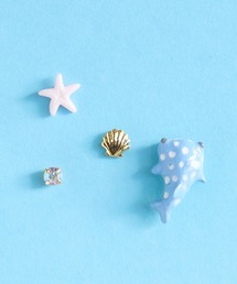 gargle（ガーグル）の「gargle ガーグル：海の生き物シリーズ　ジンベイザメ　ピアス（ピアス（両耳用））」