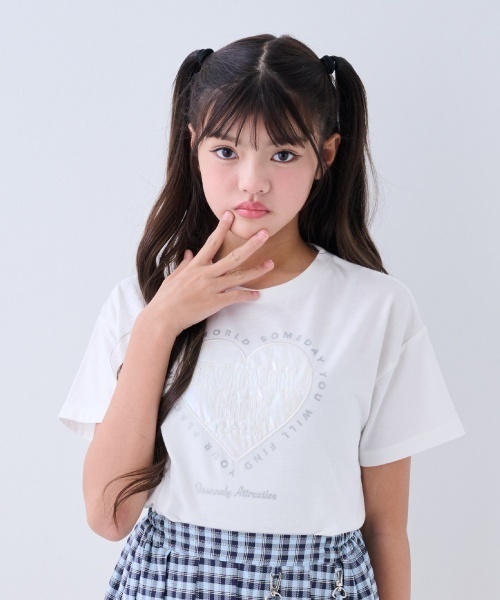 バイラビットカットソー リボンポイントカーデTシャツセット／バイラビット（by LOVEiT