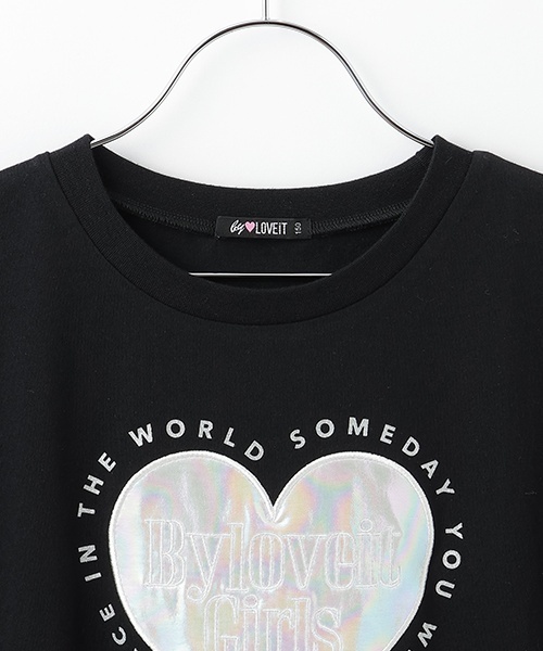 BY LOVEIT 140 セット② セール】切り替えハーフZIPプルオーバースカートセット