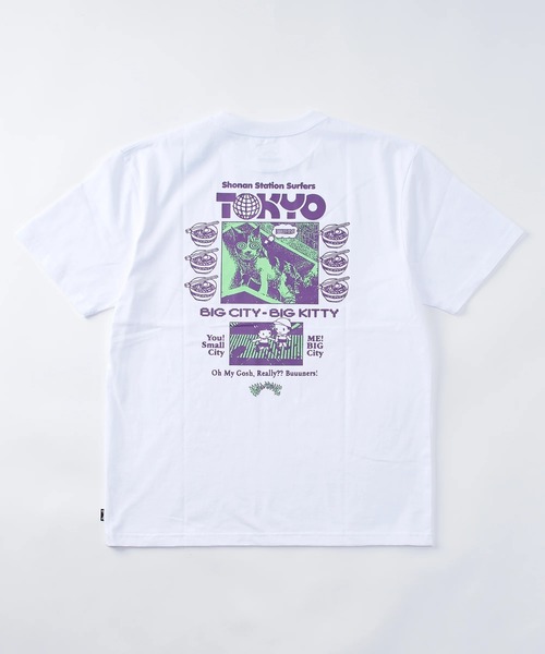 BILLABONG(ビラボン)の「BILLABONG メンズ 【BB GALLERY】 TOKYO Tシャツ 【2025年春夏モデル】/ビラボンバックプリント半袖Tシャツ(Tシャツ/カットソー・メンズ・ホワイト/ブラック・MEDIUM/LARGE)」の2枚目の写真