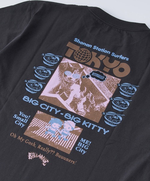 BILLABONG(ビラボン)の「BILLABONG メンズ 【BB GALLERY】 TOKYO Tシャツ 【2025年春夏モデル】/ビラボンバックプリント半袖Tシャツ(Tシャツ/カットソー・メンズ・ホワイト/ブラック・MEDIUM/LARGE)」の5枚目の写真