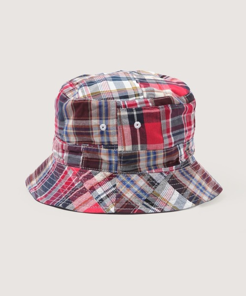 RAGEBLUE(レイジブルー)の「【THE FOX】リバーシブルチェック柄ハット(ハット・メンズ・ブラック・FREE)」の2枚目の写真