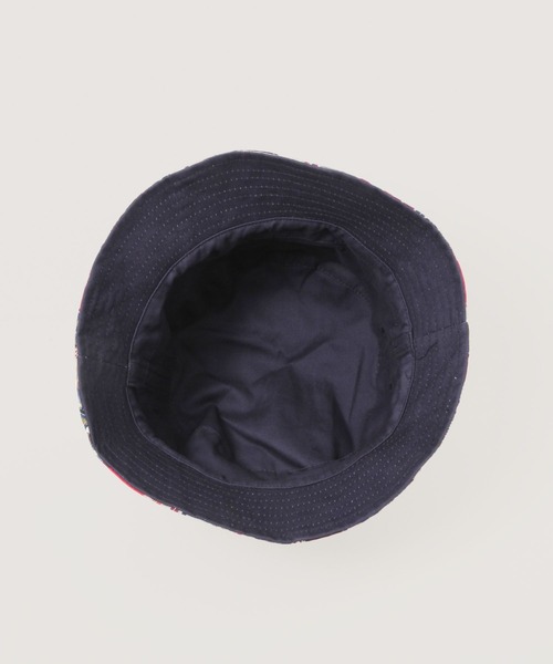RAGEBLUE(レイジブルー)の「【THE FOX】リバーシブルチェック柄ハット(ハット・メンズ・ブラック・FREE)」の5枚目の写真