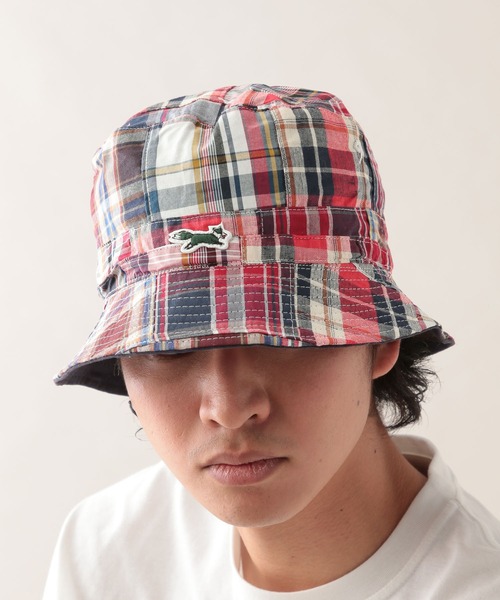 RAGEBLUE(レイジブルー)の「【THE FOX】リバーシブルチェック柄ハット(ハット・メンズ・ブラック・FREE)」の13枚目の写真