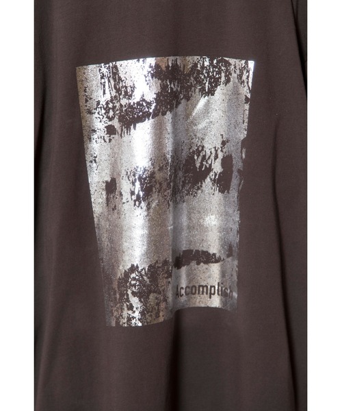 OSMOSIS（オズモーシス）の「箔ﾌﾟﾘﾝﾄTｼｬﾂ（Tシャツ/カットソー・レディース・ホワイト/ブラック/チャコール・ONE SIZE）」の18枚目の写真