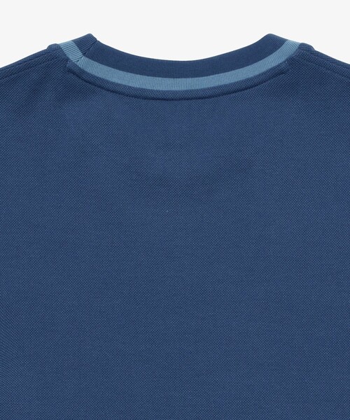 LACOSTE（ラコステ）の「スリーブネームパッチ鹿の子地Tシャツ（Tシャツ/カットソー・メンズ・グレイッシュブルー/ブラウン/ダークブルー・2/3/4/5）」の14枚目の写真