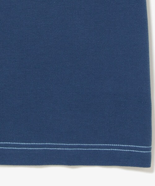 LACOSTE（ラコステ）の「スリーブネームパッチ鹿の子地Tシャツ（Tシャツ/カットソー・メンズ・グレイッシュブルー/ブラウン/ダークブルー・2/3/4/5）」の11枚目の写真