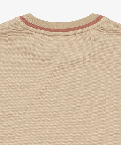 LACOSTE（ラコステ）の「スリーブネームパッチ鹿の子地Tシャツ（Tシャツ/カットソー・メンズ・グレイッシュブルー/ブラウン/ダークブルー・2/3/4/5）」の7枚目の写真