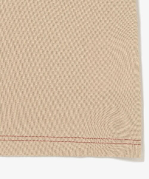 LACOSTE（ラコステ）の「スリーブネームパッチ鹿の子地Tシャツ（Tシャツ/カットソー・メンズ・グレイッシュブルー/ブラウン/ダークブルー・2/3/4/5）」の4枚目の写真