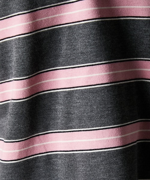 GEVS.（ジェイヴィス）の「ラガーシャツ＜大きいサイズ有＞GEVS.（Tシャツ/カットソー・レディース・ピンク系/グリーン系・M/L/LL/3L/4L/5L）」の17枚目の写真