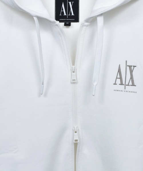 ICON ジップアップスウェットパーカ | Armani Exchange