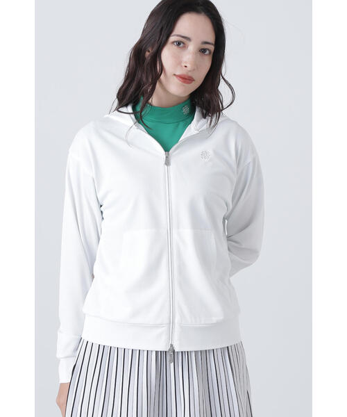 【St ANDREWS】セントアンドリュース　ダブルジップ　パーカー　レディース St ANDREWS セントアンドリュース レディース ゴルフウェア 長袖