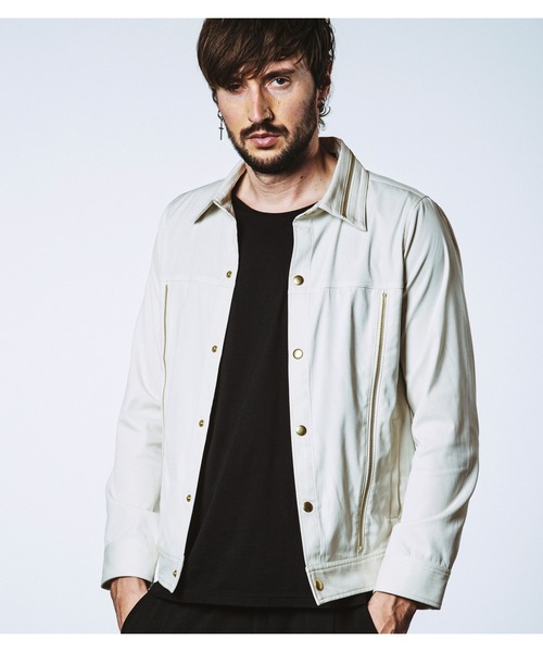 NO ID.(ノーアイディ)の「【NO ID.】Multi Zip Blouson / マルチ ジップ ブルゾン(ブルゾン・メンズ・ホワイト/ブラック・2/1)」の3枚目の写真