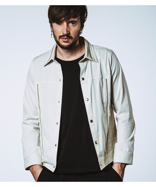 NO ID.(ノーアイディ)の「【NO ID.】Multi Zip Blouson / マルチ ジップ ブルゾン(ブルゾン・メンズ・ホワイト/ブラック・2/1)」の4枚目の写真