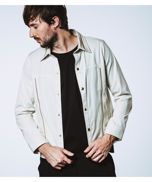 NO ID.(ノーアイディ)の「【NO ID.】Multi Zip Blouson / マルチ ジップ ブルゾン(ブルゾン・メンズ・ホワイト/ブラック・2/1)」の5枚目の写真