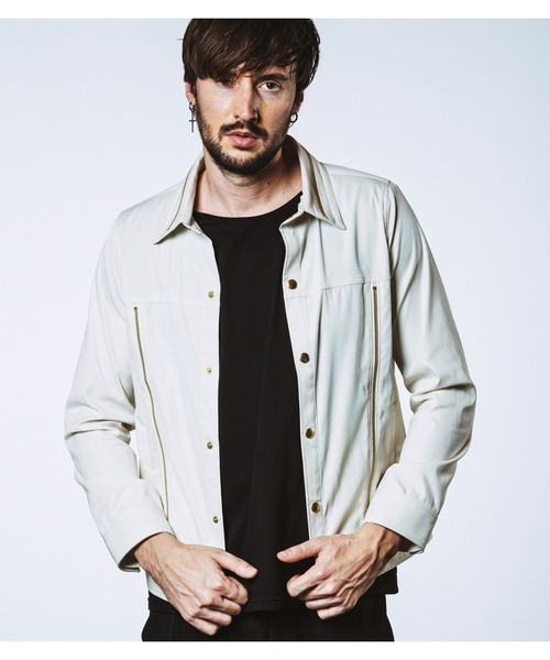NO ID.(ノーアイディ)の「【NO ID.】Multi Zip Blouson / マルチ ジップ ブルゾン(ブルゾン・メンズ・ホワイト/ブラック・2/1)」の7枚目の写真