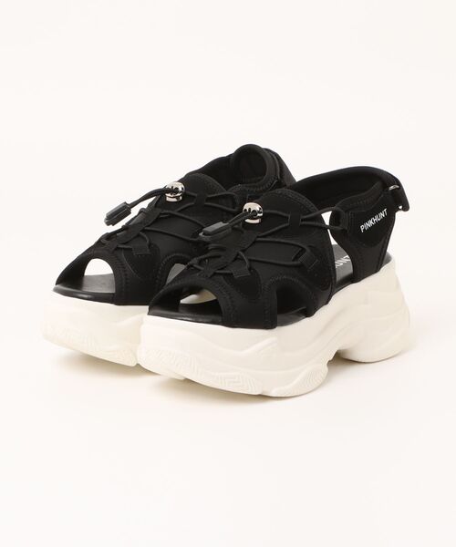 PINKHUNT(ピンクハント)の「PINKHUNT ピンクハント 厚底スポーツサンダル 0407(サンダル・キッズ・ホワイト/ブラック・S size/M size/L size)」の12枚目の写真