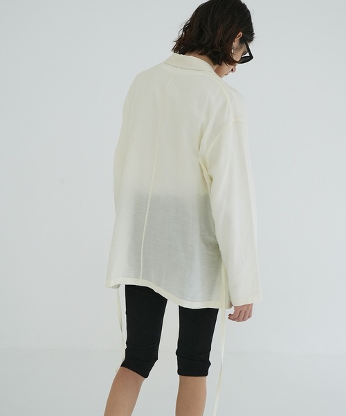セール】2WAY SHEER JACKET（テーラードジャケット）｜CLANE