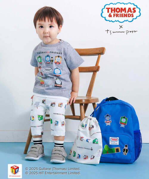 SLAP SLIP(スラップスリップ)の「【きかんしゃトーマス×つむぱぱ×SLAPSLIP】ギュギュっとTHOMAS&FRIENDSプリント半袖Tシャツ(80~120cm)(Tシャツ/カットソー・キッズ・グレー/ホワイト・90cm/80cm/120cm/100cm/110cm)」の14枚目の写真