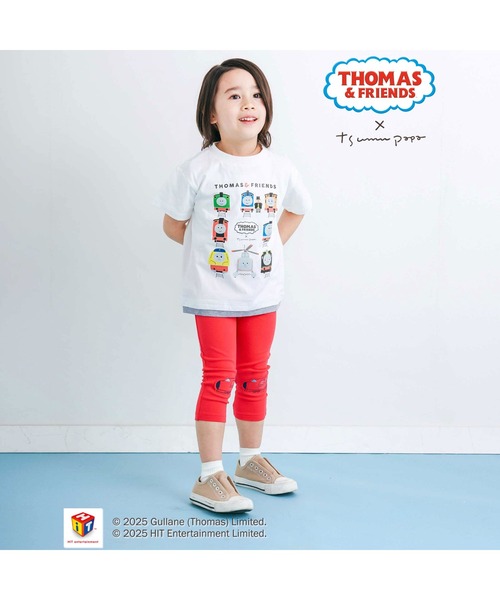 SLAP SLIP(スラップスリップ)の「【きかんしゃトーマス×つむぱぱ×SLAPSLIP】ギュギュっとTHOMAS&FRIENDSプリント半袖Tシャツ(80~120cm)(Tシャツ/カットソー・キッズ・グレー/ホワイト・90cm/80cm/120cm/100cm/110cm)」の17枚目の写真