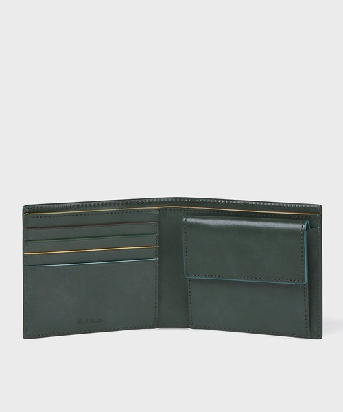 ポールスミス　二つ折り財布 ワックスレザー 2つ折り財布【553424 P953】（財布）｜Paul Smith