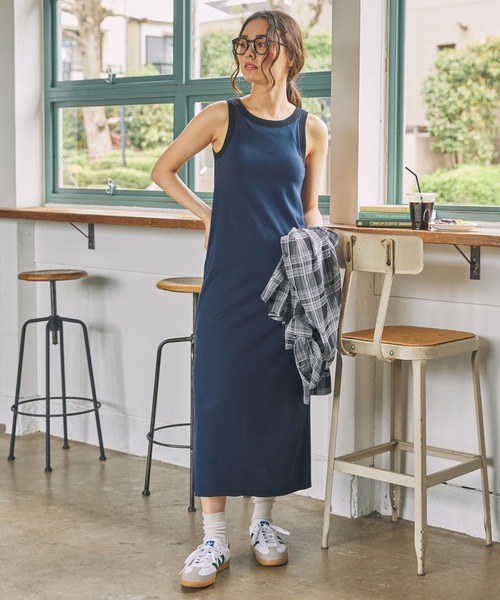 アメリTANK TOP ブラウン+ワンピースセット アメリTANK TOP ブラウン+ワンピースセット