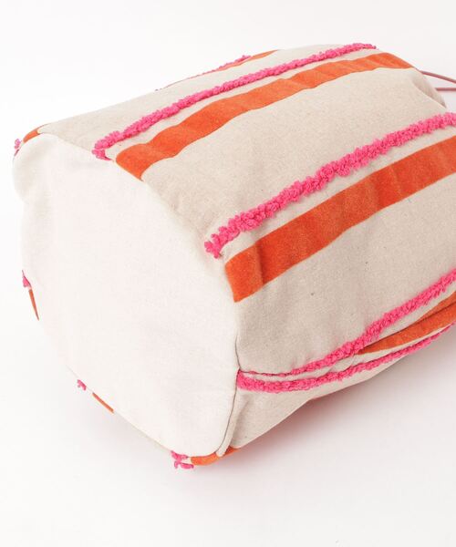 AMERICAN RAG CIE（アメリカンラグシー）の「beej EMB&Flocky String bag（ハンドバッグ・レディース・ピンク/マスタード・FREE）」の12枚目の写真