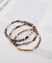 ARCHIVER（アーカイバ）の「【76】ビーズブレスレット【３本SET】（ブレスレット）」