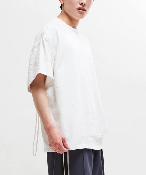 CONVERSE TOKYO(コンバーストウキョウ)の「PIGMENT DYE SPINDLE STAR★ TEE(Tシャツ/カットソー・レディース・ブラック/ホワイト/ブルー/レッド・MEDIUM/SMALL)」の5枚目の写真