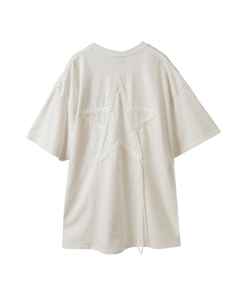 CONVERSE TOKYO(コンバーストウキョウ)の「PIGMENT DYE SPINDLE STAR★ TEE(Tシャツ/カットソー・レディース・ブラック/ホワイト/ブルー/レッド・MEDIUM/SMALL)」の8枚目の写真