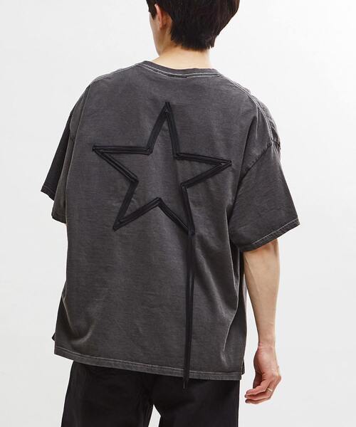 CONVERSE TOKYO(コンバーストウキョウ)の「PIGMENT DYE SPINDLE STAR★ TEE(Tシャツ/カットソー・レディース・ブラック/ホワイト/ブルー/レッド・MEDIUM/SMALL)」の9枚目の写真